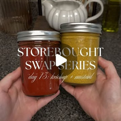 Homemade Ketchup And Mustard