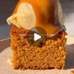 Sweet Potato Olive Oil Cake (gf / Df)