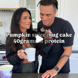 Pumpkin Spice Protein Mug Cake