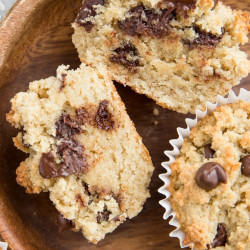 Keto Chocolate Chip Cookie Muffins