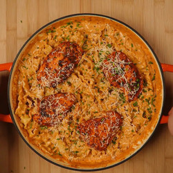 Chicken Garlic Parmesan Pasta