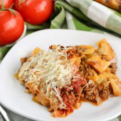 Keto Ground Beef Casserole With Cabbage