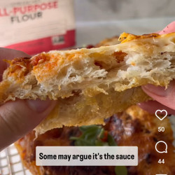 Crispy Cheesy Pan Pizza