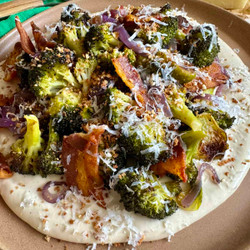 One Pan Roasted Veggie Caesar Salad