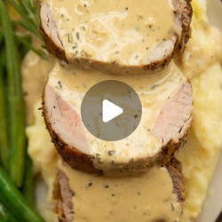 Creamy Rosemary Dijon Pork Tenderloin