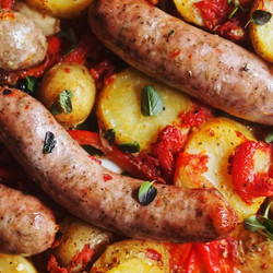 Sausage Tray Bake With Potatoes