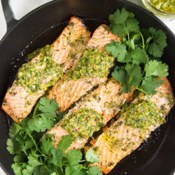 Chimichurri Salmon