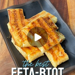 Feta Bread On The Contact Grill