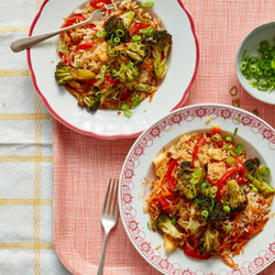Sticky Roast Broccoli Fried Rice