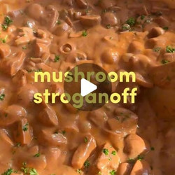 Creamy Mushroom Stroganoff