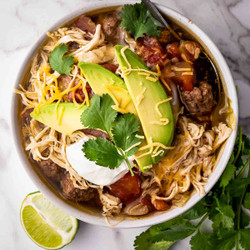 Hearty Crock Pot Chicken Taco Soup