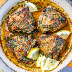 Crispy And Juicy Baked Chicken Thighs Recipe