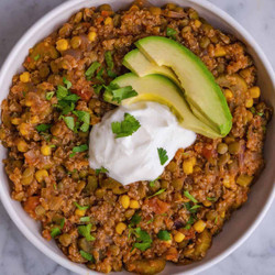 High-protein One-pot Quinoa &amp; Lentils