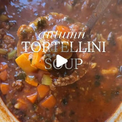 Autumn Tortellini Soup