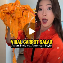 Viral Carrot Ribbon Salad Two Ways