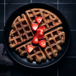 Vegan Buckwheat Banana Waffles