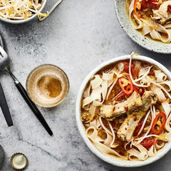 Thai Pork Rib Noodle Soup (nam Ngiaw)