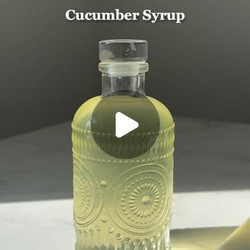 Easy Cucumber Syrup