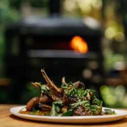 Wood-fired Oven Roasted Lamb Chops
