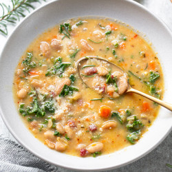 Tuscan White Bean Soup With Pancetta