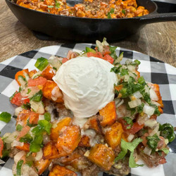 Cheesy Fiesta Potato Skillet