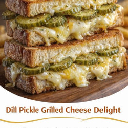 Dill Pickle Grilled Cheese Delight