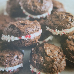 Chocolate Brownie Mint Sandwiches -Zoe