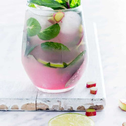 Rhubarb Mojito