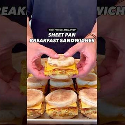 Sheet Pan Breakfast Sandwiches