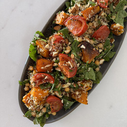 Roasted Pumpkin, Quinoa, Avocado &amp; Almond Salad