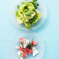 Watermelon Salad With Feta And Basil