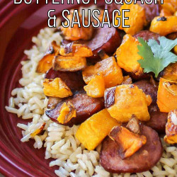 Savory Italian Sausage + Butternut Sheet-Pan Dinner