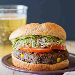 Spicy Black Bean Burgers