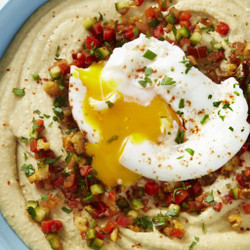 Mediterranean Hummus Egg Smash