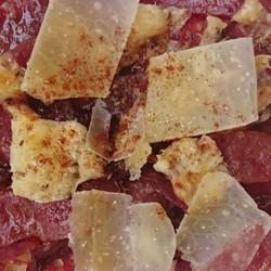 Chinese Sausage And Sun Dried Tomato Pizza Bread