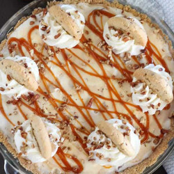 Caramel Butter Pecan Ice Cream Pie