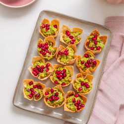 Crispy Wonton Guacamole Cups