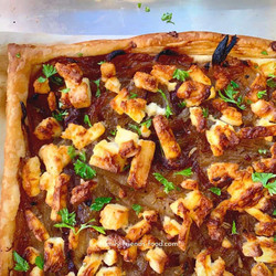 Caramelised Onion And Feta Tart