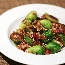 Brussels Sprouts With Prosciutto And Pecans