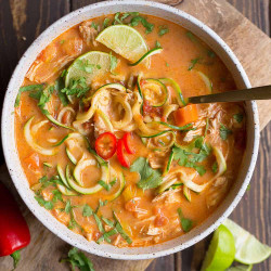 Thai Chicken Zoodle Soup