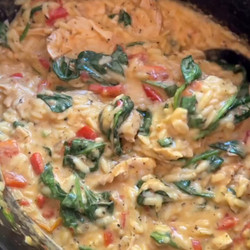 Slow Cooker Creamy Chicken And Risoni