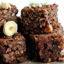 Milk Chocolate And Hazelnut Flapjack