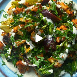 Harissa Roast Cauliflower