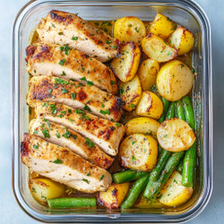 Lemon Garlic Chicken Meal Prep