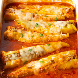 Baked Banana Peppers