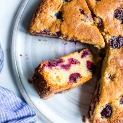 Sweet Cherry Almond Cake