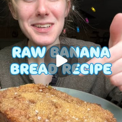"raw" Banana Bread