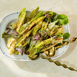 Black Garlic Caesar Salad