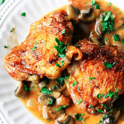 Chicken Chasseur Or Hunter's Chicken