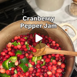 Cranberry Pepper Jam